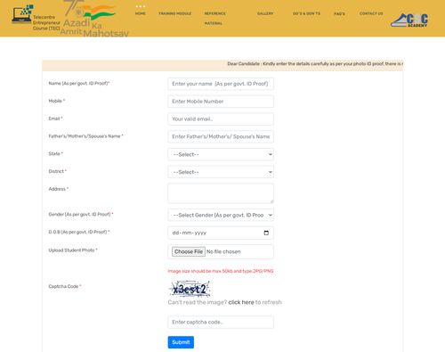 tec number registration