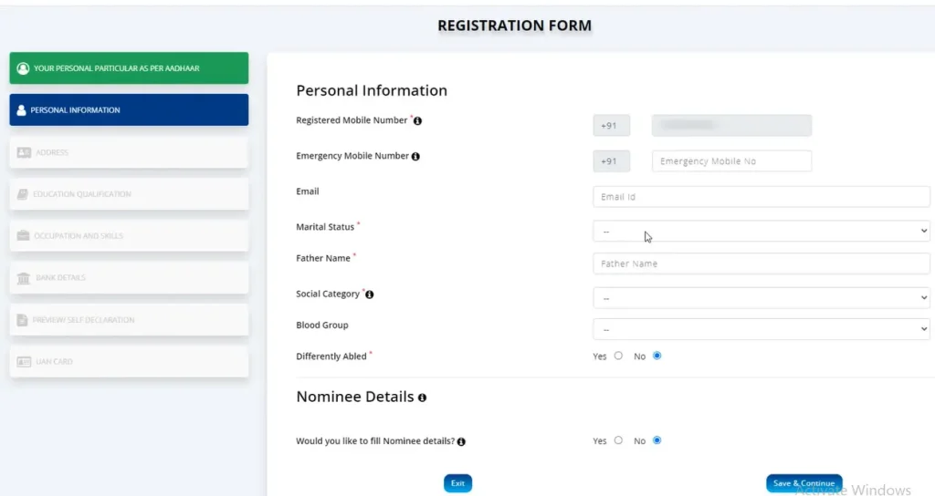 e shram card online registration kaise kare
