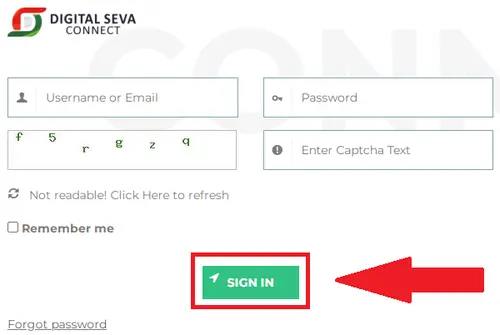 digital seva login