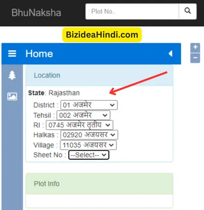 rajasthan bhu naksha