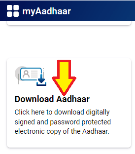 download aadhar card online