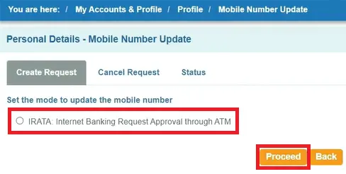 sbi me online mobile number change kaise kare