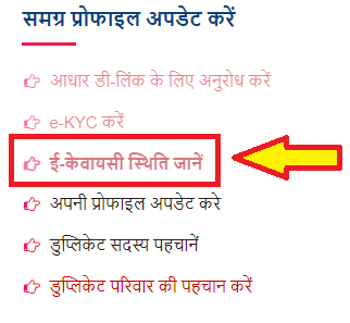 ladli behna yojana ekyc status