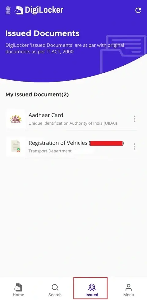 digilocker me rc download kaise kare