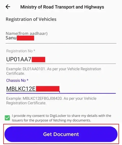 digilocker se rc kaise nikale