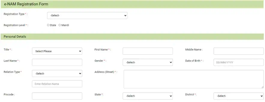 enam online registration