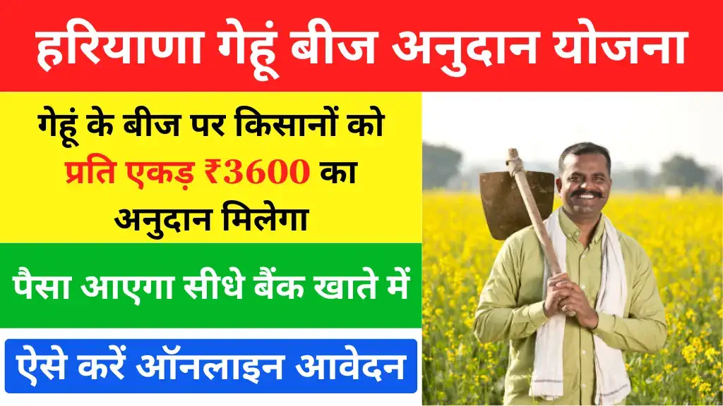 Haryana Gehu Beej Anudan Yojana
